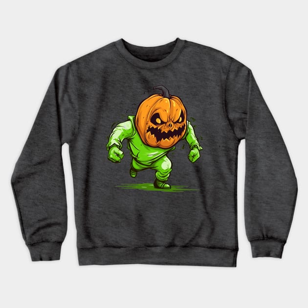 Halloween Scary Crewneck Sweatshirt by DavidLoblaw